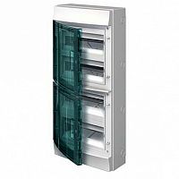 Распределительный шкаф Mistral65, 48 мод., IP65, навесной, термопласт, прозрачная дверь |  код. 1SL1217A00 |  ABB